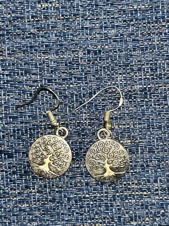Jewelry - Silver Tree of Life Drop Earrings